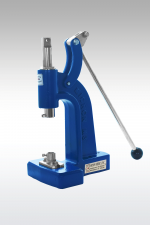 M-3 hand press manual machine — CE-certified cast iron; interchangeable upper/lower dies; deep frame; up to #18 grommet — MICRON® America